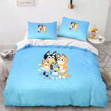 Bluey Pattern Bedding Set Quilt Cover Without Filler