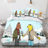 BoJack Horseman Bedding Set Quilt Duvet Cover Bedding Sets - EBuycos