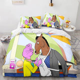 BoJack Horseman Bedding Set Quilt Duvet Cover Bedding Sets - EBuycos