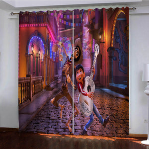 COCO Curtains Pattern Blackout Window Drapes