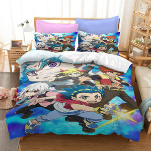 Cartoon Animation Cosplay Bedding Set Duvet Cover Comforter Bed Sheets - EBuycos