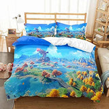 Cartoon Animation Cosplay Bedding Set Duvet Cover Comforter Bed Sheets - EBuycos