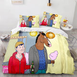 Cartoon BoJack Horseman Bedding Set Quilt Duvet Cover Bedding Sets - EBuycos