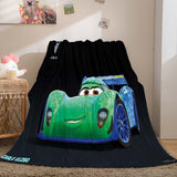 Cartoon Cars Blanket Flannel Throw Room Decoration
