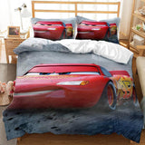 Cartoon Cars Cosplay Bedding Sets Quilt Duvet Cover Sheets Bed Sets - EBuycos