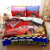 Cartoon Cars Cosplay Bedding Sets Quilt Duvet Cover Sheets Bed Sets - EBuycos