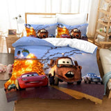 Cartoon Cars Cosplay Bedding Sets Quilt Duvet Cover Sheets Bed Sets - EBuycos