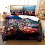 Cartoon Cars Cosplay Bedding Sets Quilt Duvet Cover Sheets Bed Sets - EBuycos