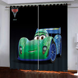 Cartoon Cars Pattern Curtains Pattern Blackout Window Drapes