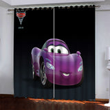 Cartoon Cars Pattern Curtains Pattern Blackout Window Drapes