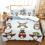 Cartoon Owl Bedding Sets Duvet Covers Quilt Bed Sheets Birthday Gift - EBuycos