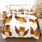 Cartoon Owl Bedding Sets Duvet Covers Quilt Bed Sheets Birthday Gift - EBuycos