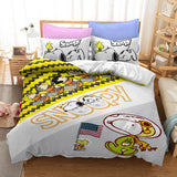 Snoopy Bedding Set Quilt Duvet Cover Without Filler - EBuycos