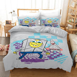 Cartoon SpongeBob SquarePants Bedding Sets Duvet Covers Bed Sheets - EBuycos