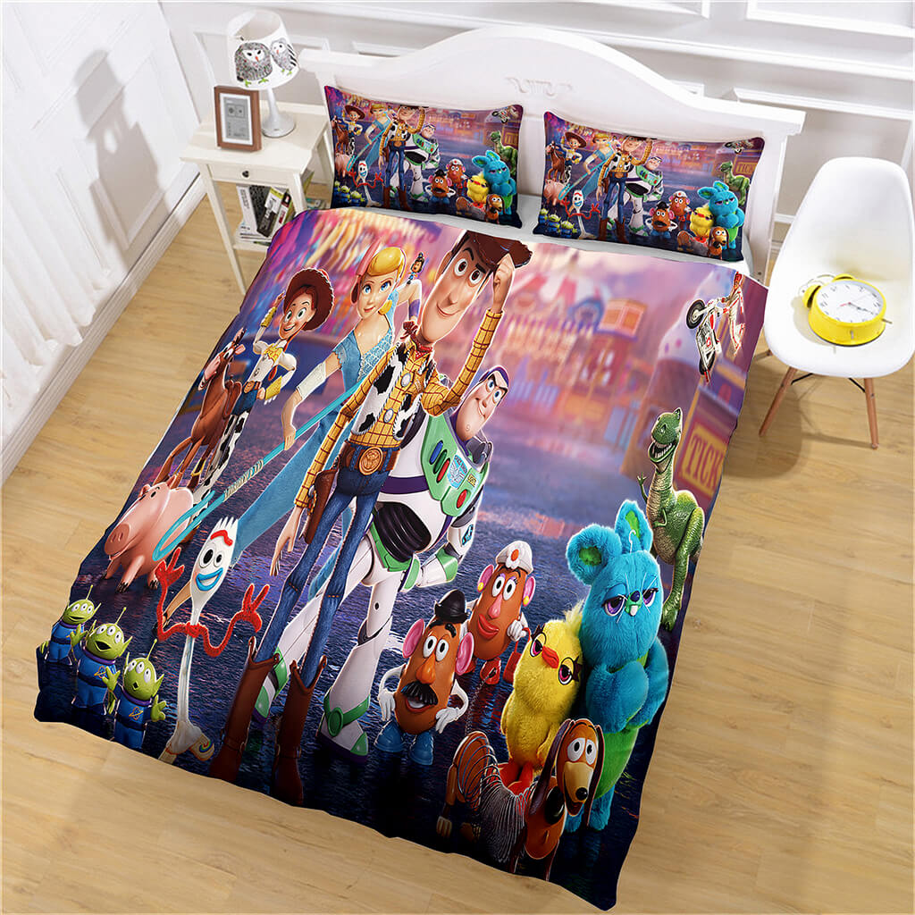 Cartoon Toy Story Bedding Set Cosplay Quilt Cover Without Filler