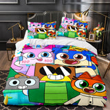 Cartoon Unikitty Bedding Set Quilt Duvet Cover Bedding Sets for Kids - EBuycos