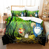 Cartoons MY NEIGHBOR TOTORO Bedding Sets Duvet Covers Quilt Bed Sheets - EBuycos