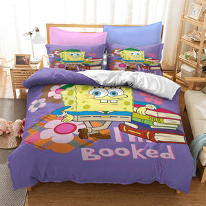 Cartoons SpongeBob SquarePants Bedding Sets Duvet Covers Bed Sheets - EBuycos