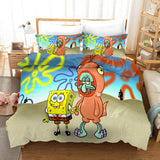 Cartoons SpongeBob SquarePants Bedding Sets Duvet Covers Bed Sheets - EBuycos
