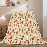 Christmas Decorations Flannel Fleece Throw Cosplay Blanket Comforter Set - EBuycos