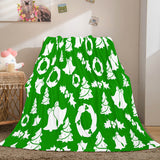 Christmas Decorations Flannel Fleece Throw Cosplay Blanket Comforter Set - EBuycos