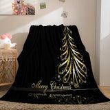 Christmas Decorations Flannel Fleece Throw Cosplay Blanket Comforter Set - EBuycos