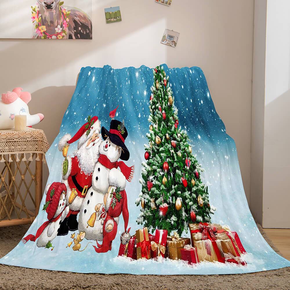 Christmas Flannel Fleece Blanket - EBuycos