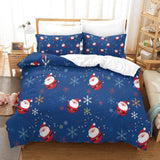 Christmas Pattern Bedding Set Quilt Cover Without Filler