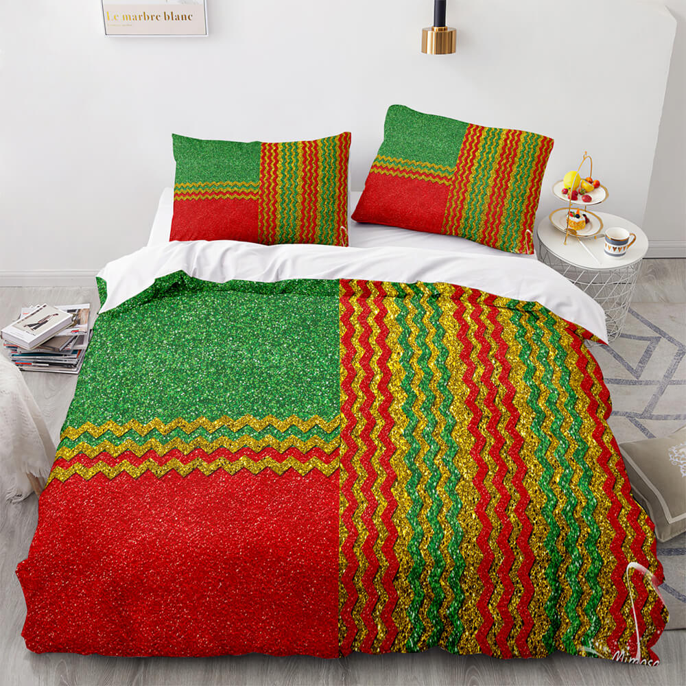 Christmas Pattern Bedding Sets Quilt Cover Without Filler