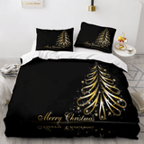 Christmas Santa Claus Bedding Sets Duvet Covers Comforter Bed Sheets - EBuycos