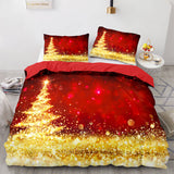 Christmas Santa Claus Bedding Sets Duvet Covers Comforter Bed Sheets - EBuycos