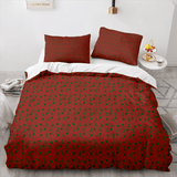 Merry Christmas Pattern Bedding Set Quilt Cover Without Filler