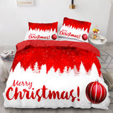 Christmas Santa Claus Bedding Sets Duvet Covers Comforter Bed Sheets - EBuycos