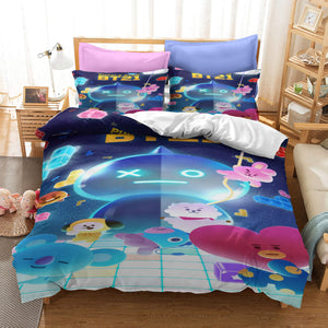 Classic Cartoon image Bedding Set Duvet Covers Comforter Bed Sheets - EBuycos