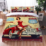 Classic Retro Style Bedding Set Quilt Cover Without Filler