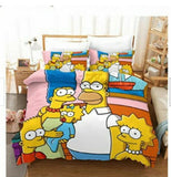 Comedy The Simpsons Bedding Sets Pattern Quilt Cover Without Filler