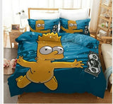 Comedy The Simpsons Bedding Sets Pattern Quilt Cover Without Filler