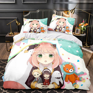 Comics SPY×FAMILY 2022 Bedding Set Quilt Cover Without Filler