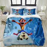 Crash Bandicoot Cosplay Bedding Set Quilt Duvet Cover Bed Sheets Sets - EBuycos