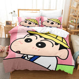 Crayon Shin-chan Cosplay Bedding Set Duvet Cover Comforter Bed Sheets - EBuycos