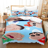 Crayon Shin-chan Cosplay Bedding Set Duvet Cover Comforter Bed Sheets - EBuycos