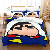 Crayon Shin-chan Cosplay Bedding Set Duvet Cover Comforter Bed Sheets - EBuycos
