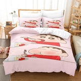 Crayon Shin-chan Cosplay Bedding Set Duvet Cover Comforter Bed Sheets - EBuycos