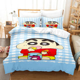 Crayon Shin-chan Cosplay Bedding Set Duvet Cover Comforter Bed Sheets - EBuycos