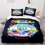 Cuphead Bedding Set Quilt Duvet Cover Bedding Sets - EBuycos