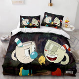 Cuphead Bedding Set Quilt Duvet Cover Bedding Sets - EBuycos