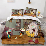 Cuphead Bedding Set Quilt Duvet Cover Bedding Sets - EBuycos