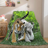 Cute Animals Soft Flannel Fleece Throw Blanket Comforter Bedding Sets - EBuycos