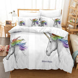 Unicorn Bedding Set Duvet Covers Bed Sets - EBuycos