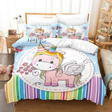 Unicorn Bedding Set Duvet Covers Bed Sets - EBuycos